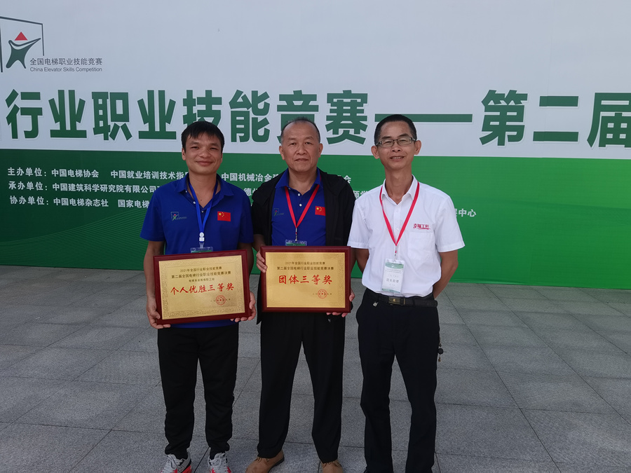 我公司派出手艺主干加入第二届天下电梯行业职业手艺竞赛 - 新闻中心 - 接待会见豪门国际官网网站！